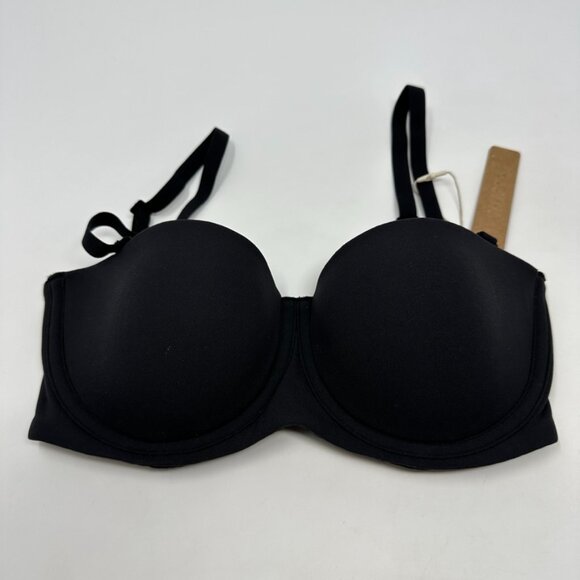NWT SKIMS Fits Everybody Strapless Convertible Bra Onyx size 30D - Picture 3 of 8